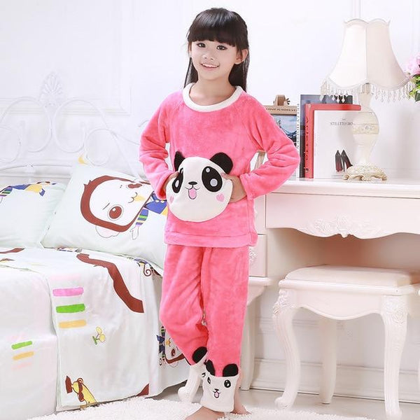 2019 New Warm Winter Kids Pajamas Sets  Children Sleepwear Sets 962