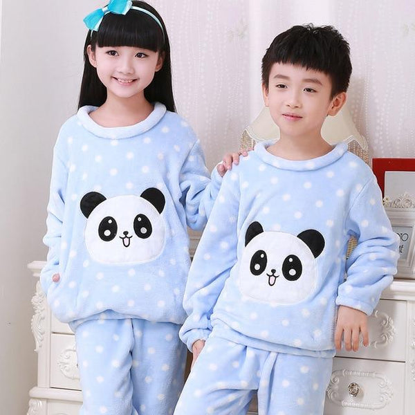 2019 New Warm Winter Kids Pajamas Sets  Children Sleepwear Sets 962