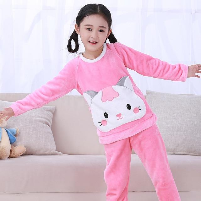 2019 New Warm Winter Kids Pajamas Sets  Children Sleepwear Sets 962