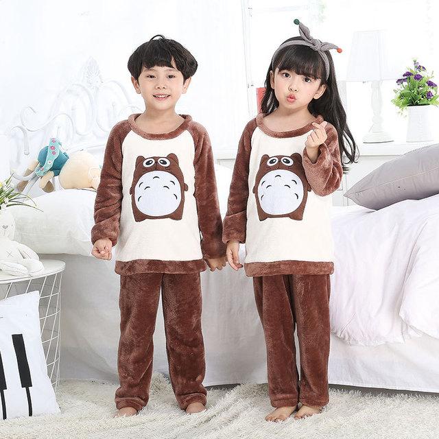2019 New Warm Winter Kids Pajamas Sets  Children Sleepwear Sets 962