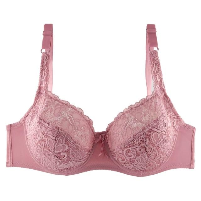 Plusgalpret Plus Size Bra DD DDD E F Cup Sexy Lace Bra For Women Large Size Full coverage Fashion Lingerie Ultra thin Underwear