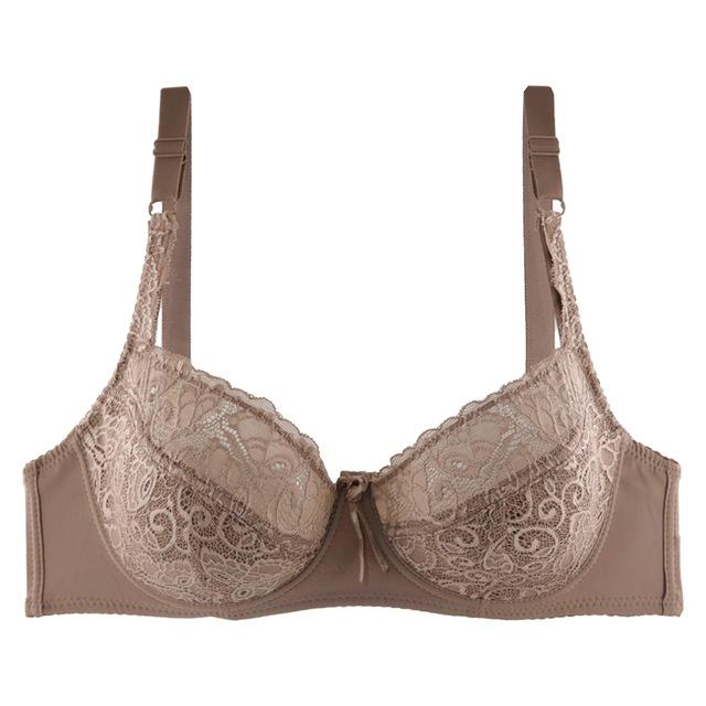 Plusgalpret Plus Size Bra DD DDD E F Cup Sexy Lace Bra For Women Large Size Full coverage Fashion Lingerie Ultra thin Underwear