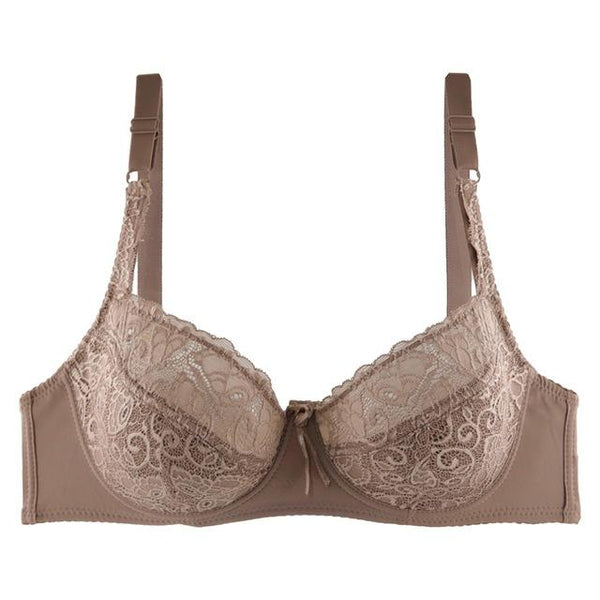 Plusgalpret Plus Size Bra DD DDD E F Cup Sexy Lace Bra For Women Large Size Full coverage Fashion Lingerie Ultra thin Underwear