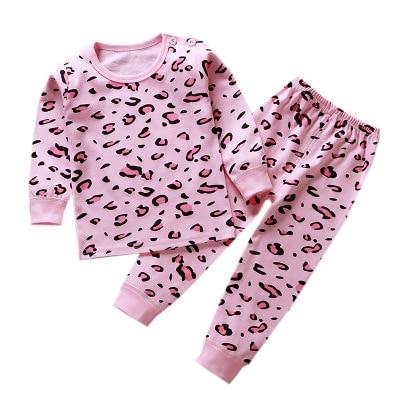 Cartoon Kids Pajamas Sets Cotton Boys Sleepwear Suit Warm Child Girl Pajamas Long Sleeve Tops+Pants 2pcs Children Clothing