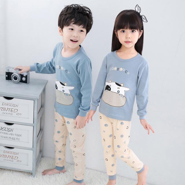 Kids Pajamas Unicorn Children Sleepwear Boys Girls Pajamas Set Cotton Kids Clothes Nightwear Toddler Animal Pyjamas Baby Pijamas
