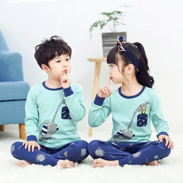 Kids Pajamas Unicorn Children Sleepwear Boys Girls Pajamas Set Cotton Kids Clothes Nightwear Toddler Animal Pyjamas Baby Pijamas
