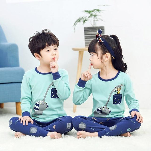 Kids Pajamas Unicorn Children Sleepwear Boys Girls Pajamas Set Cotton Kids Clothes Nightwear Toddler Animal Pyjamas Baby Pijamas