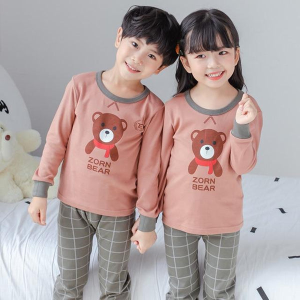 Kids Pajamas Unicorn Children Sleepwear Boys Girls Pajamas Set Cotton Kids Clothes Nightwear Toddler Animal Pyjamas Baby Pijamas