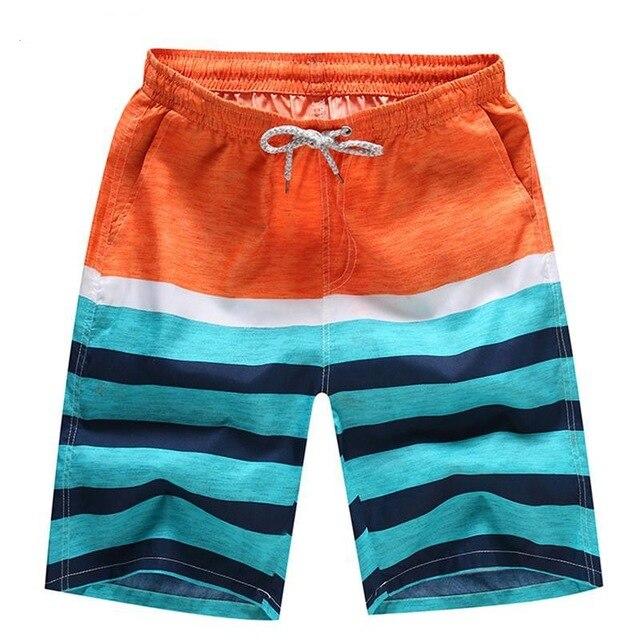 Summer Beach Shorts Men Swimming Trunks Breathable Quick Dry Sport Pants Swimsuit Surf Swim Swimwear Polyester Men's Clothing 4X