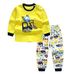Special Sale 2pcs/set Long Sleeve Pyjamas Baby boys Cartoon Rabbit Printed Clothing suits