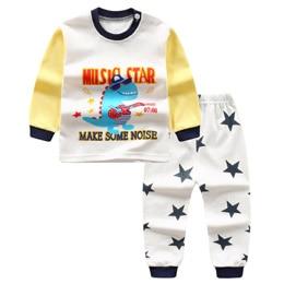 Special Sale 2pcs/set Long Sleeve Pyjamas Baby boys Cartoon Rabbit Printed Clothing suits