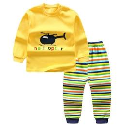 Special Sale 2pcs/set Long Sleeve Pyjamas Baby boys Cartoon Rabbit Printed Clothing suits