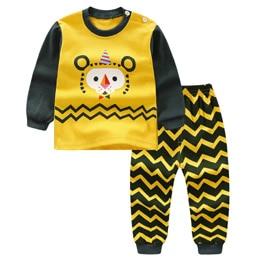 Special Sale 2pcs/set Long Sleeve Pyjamas Baby boys Cartoon Rabbit Printed Clothing suits