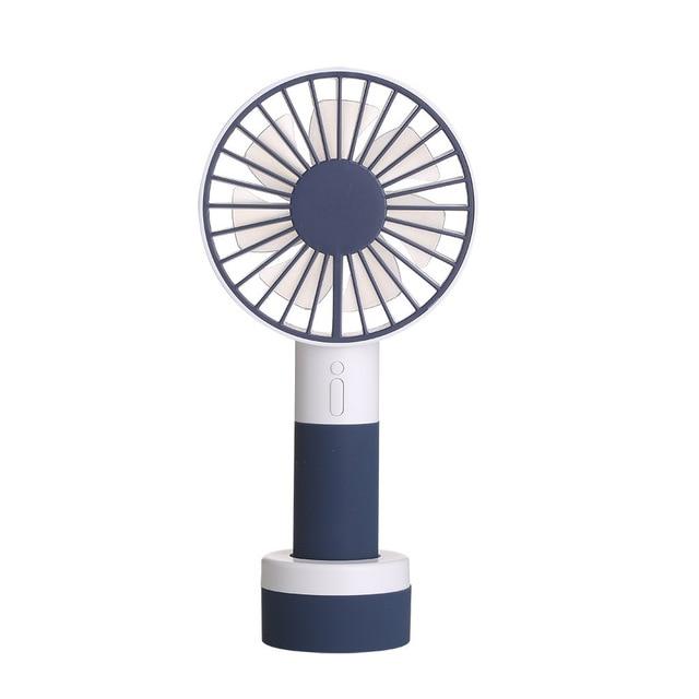 Mini electric fan; small hand-held fan; USB night light fan