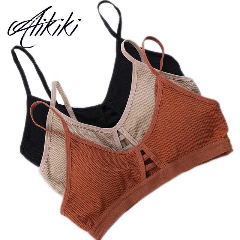 Thin Sexy Hollow Out Seamless Bra Padded Push Up Bra Breathable Cotton Bra Bralette Crop Top For Women Soutien Gorge BH Lingerie