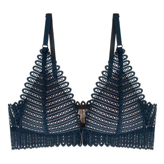 Jerrinut Sexy Bras For Women Lace Seamless Bra Underwear Women Push Up Bra Brassiere Bralette Front Closure Wire Free BH