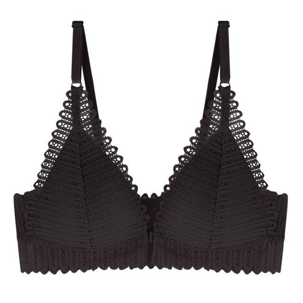 Jerrinut Sexy Bras For Women Lace Seamless Bra Underwear Women Push Up Bra Brassiere Bralette Front Closure Wire Free BH