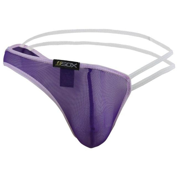 Swimwear Mens Swimsuit Gay Underwear See Through Swimming Trunks G-string Thong Underpants Men Swim briefs Male Thong Panties