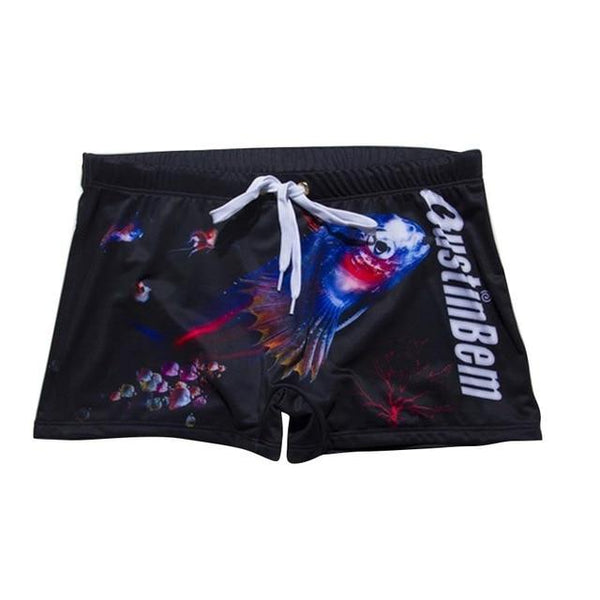 New Male Swimwear Men's Swimming Shorts Trunks Men Beachwear Beach Swimsuit Sport Eagle Flag Print Summer Surf Boxer Mens Shorts