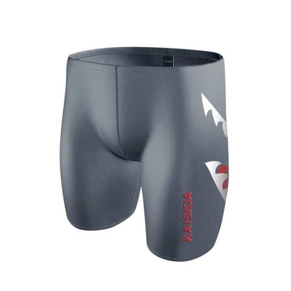 LEBESI 2019 New Waterproof Men's Swimming Trunks Print Shark Fifth Pants Swimsuit Plus Size Man Swimwear Surf Board Beachwear