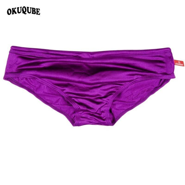 Sexy Low Waist Men Swimsuit Solid Blue Black Red White Swimwear Man Breathable Beachwear Male Slim Fit Elastic Swim Briefs S-XL