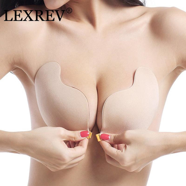 Sexy Strapless Push Up Invisible Bra Adhesive Backless Bra Bralette Crop Top Silicone Lift Up Bra Nipple Cover Breast Tape