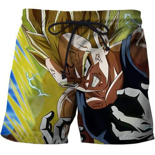 3D dragon ball beach pants summer swimsuit beach watermark case flower series pants men's streetwear hip-hop style full size men