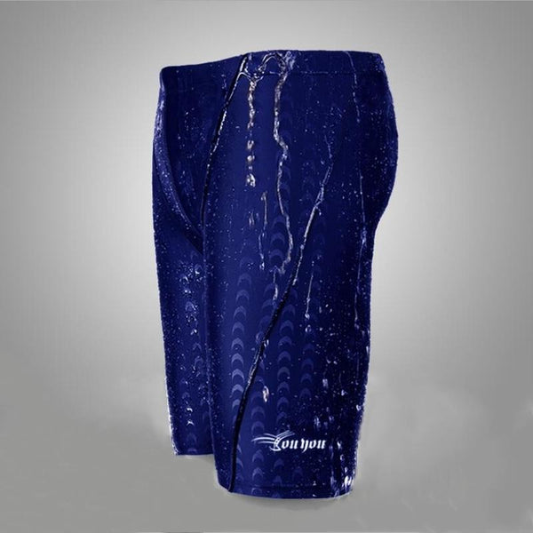 Water Repellent Shark Skin Jammer Swimsuit Men's Competitive Racing Sport Swimming Shorts Swim Brief Trunks Boxers Men Swimwear