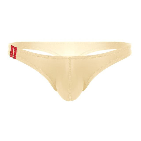 Mens Swimwear Male Underwear for Swimming Lingerie Smooth Ice Silk Elastic Low Rise Bulge Pouch T-Back Thongs Bikini Briefs