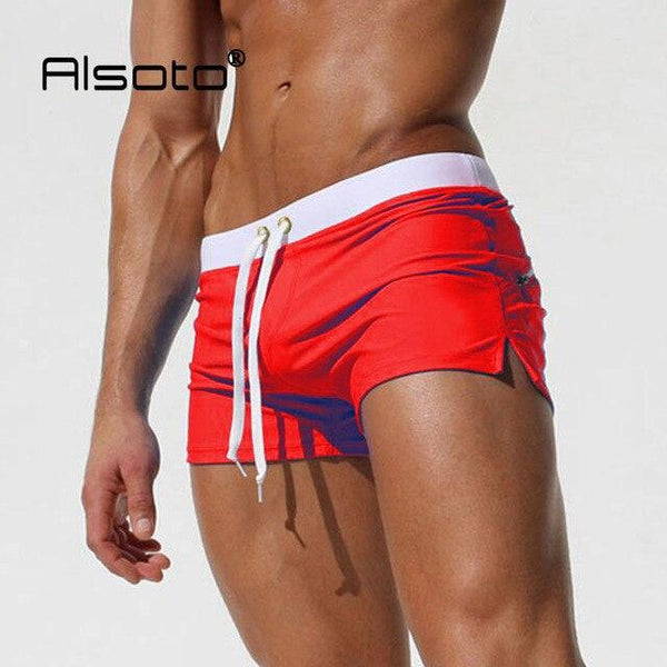 2019 Mens Swimming Shorts for Men Swimwear Men Sexy Swimming Trunks Sunga Swimsuit Mens Swim Briefs Maillot De Bain Homme