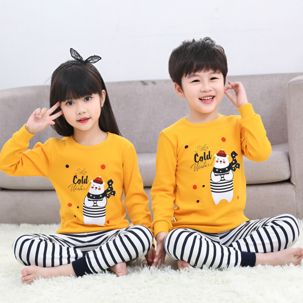 Kids Clothes Big Boys Girls Pajamas Unicorn Pyjamas Kids Sleepwear Cotton Toddler Nightwear Cartoon pijamas enfant Baby pajamas