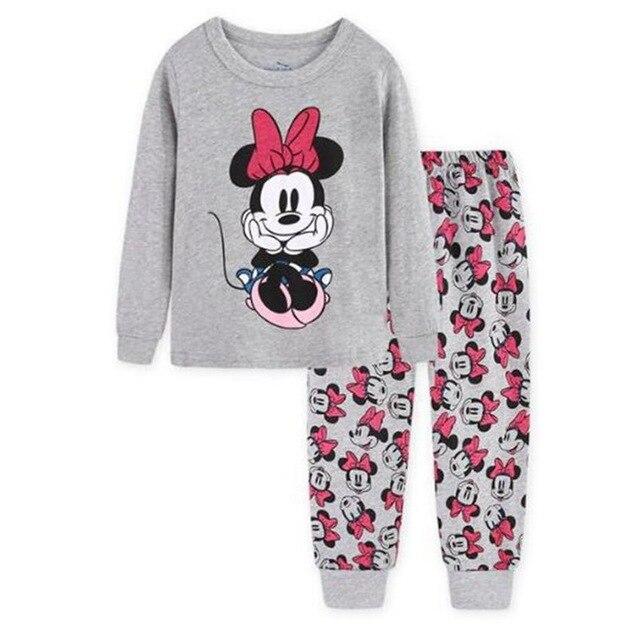New Children Pajamas Set Kids Baby Girl Boys Cartoon Casual Pijamas Kids long sleeve Pyjamas Sleepwear Nightgown
