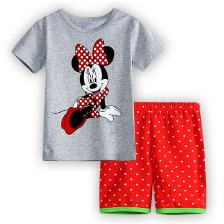 Summer Girls Princess Pajamas Baby Cartoon Clothing Sets Kids Pyjamas Pijamas Boys Girls short Sleeve Sleepwear Night wear