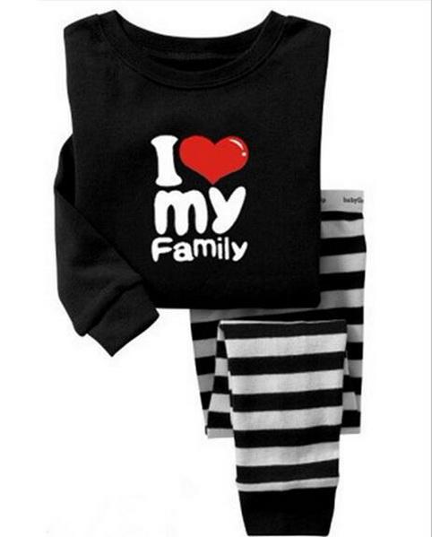 Long Sleeve Pajamas Cotton Cartoon Children Pyjamas Clothing Sets Kids Pijamas Toddler Clothes Suits Baby Girls Sleepwear YW261