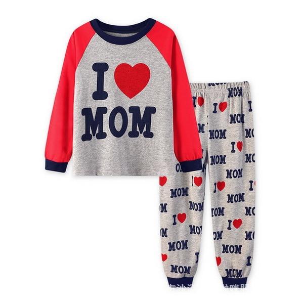 Long Sleeve Pajamas Cotton Cartoon Children Pyjamas Clothing Sets Kids Pijamas Toddler Clothes Suits Baby Girls Sleepwear YW261