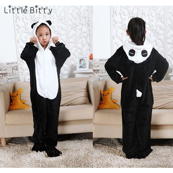 children kigurumi cartoon stitch pijamas kids boys girls sleepwear animal pajamas panda pyjamas for baby blanket pijamas infanti