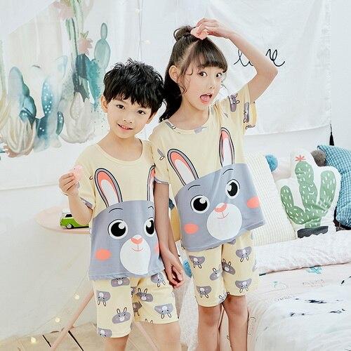 Children Clothing Summer pyjamas Girls Baby Pajamas Cotton Princess Nightgown Kids Home Cltohing Girl Sleepwear XIN507