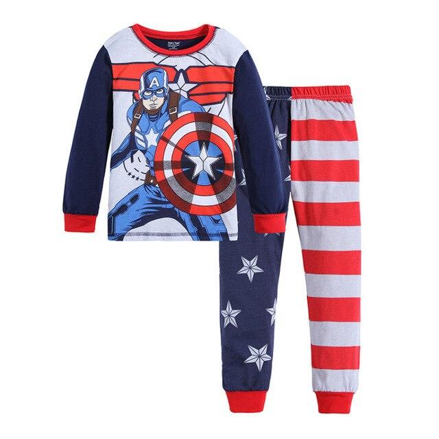New Boys Clothing Set Spiderman Cotton Kids Clothes Long Sleeve Toddler Pyjamas Sleepwear Kids Girl Homem Aranha Vetement Garcon