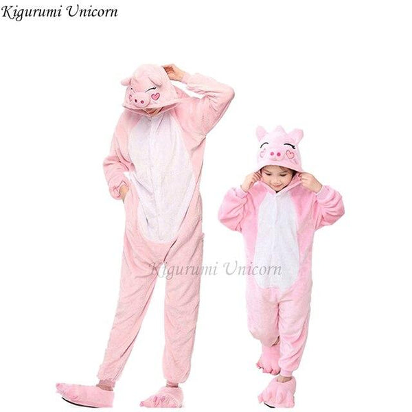 Kigurumi Unicorn Pajamas For Boys Girls Women Men  Pajamas Sets Onesie Adults Animal Panda Stitch Sleepwear Cosplay Pyjamas Kids