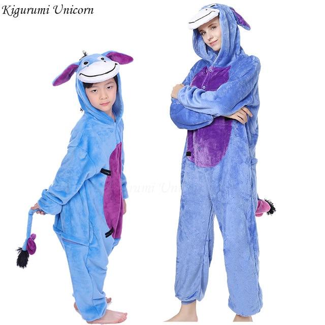 Kigurumi Unicorn Pajamas For Boys Girls Women Men  Pajamas Sets Onesie Adults Animal Panda Stitch Sleepwear Cosplay Pyjamas Kids