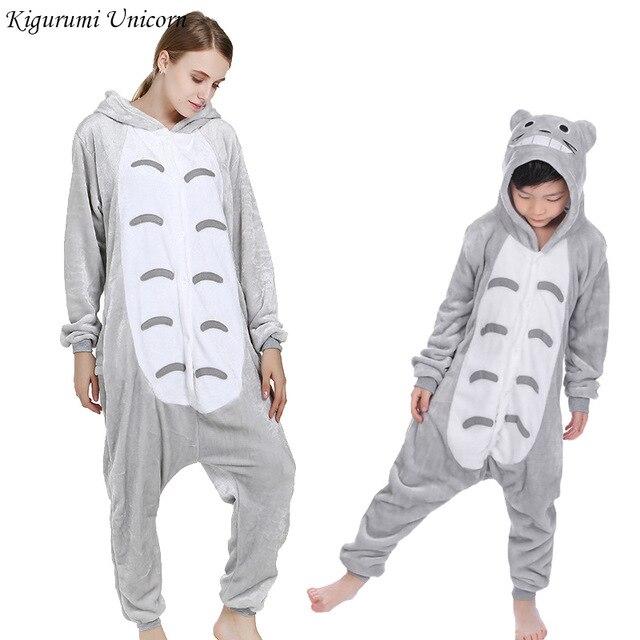 Kigurumi Unicorn Pajamas For Boys Girls Women Men  Pajamas Sets Onesie Adults Animal Panda Stitch Sleepwear Cosplay Pyjamas Kids
