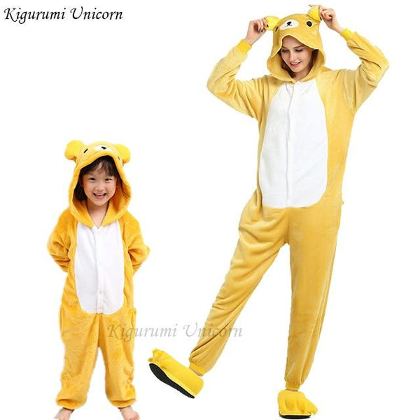 Kigurumi Unicorn Pajamas For Boys Girls Women Men  Pajamas Sets Onesie Adults Animal Panda Stitch Sleepwear Cosplay Pyjamas Kids