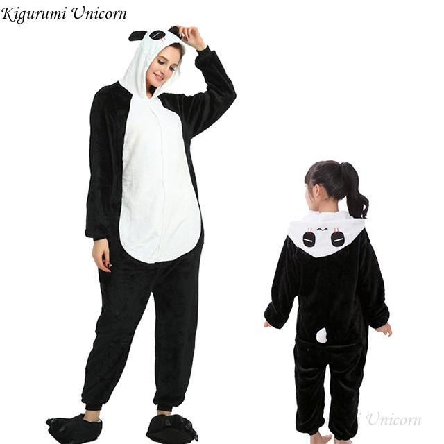 Kigurumi Unicorn Pajamas For Boys Girls Women Men  Pajamas Sets Onesie Adults Animal Panda Stitch Sleepwear Cosplay Pyjamas Kids
