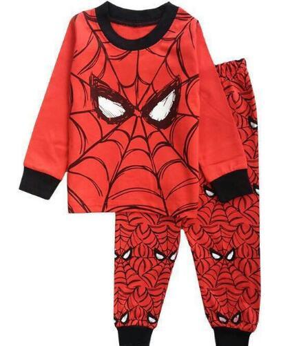 New 2-7y cartoon kids pajama sets cotton long sleeve clothing set spring winter child pyjamas set baby girls boys sleepwear HY13