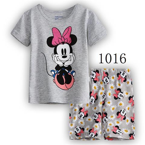 2019 Summer Baby Sleepwear Boys  Pajamas Children Pyjamas Girls Cartoon Pajamas Kids Clothing Set