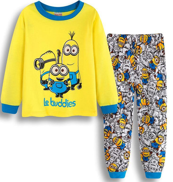 Children Pajamas Set Sleepwear Pyjamas Kids Boys Christmas underwear Suit Baby Girls Pajamas Cotton Nightgown Nightwear HYL21