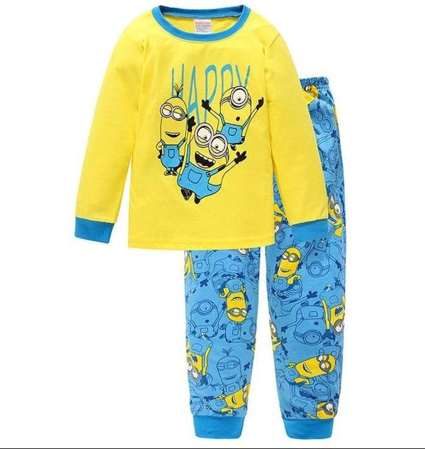 Children Pajamas Set Sleepwear Pyjamas Kids Boys Christmas underwear Suit Baby Girls Pajamas Cotton Nightgown Nightwear HYL21