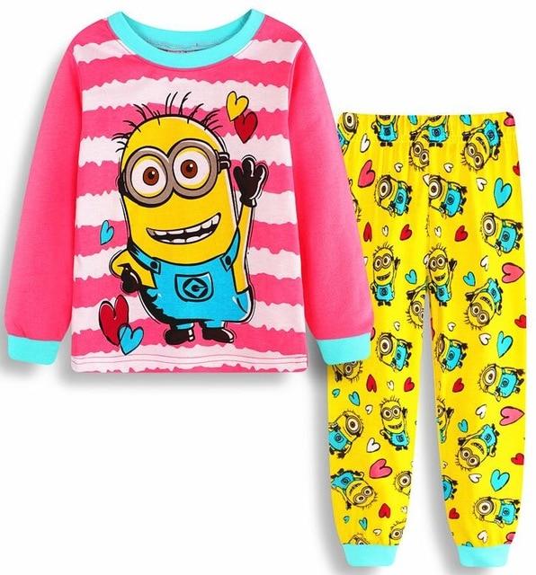 Children Pajamas Set Sleepwear Pyjamas Kids Boys Christmas underwear Suit Baby Girls Pajamas Cotton Nightgown Nightwear HYL21