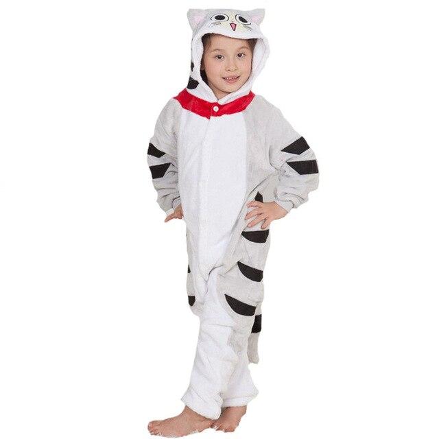 Kigurumi Unicorn Pajamas set Kids Winter Warm Onesies Cosplay Children Pyjamas Boys Girls Flannel Pijamas Set Animal Sleepwear
