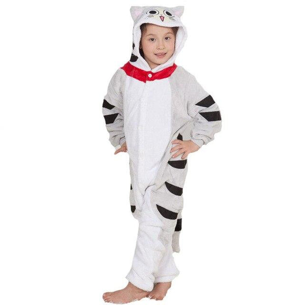 Kigurumi Unicorn Pajamas set Kids Winter Warm Onesies Cosplay Children Pyjamas Boys Girls Flannel Pijamas Set Animal Sleepwear